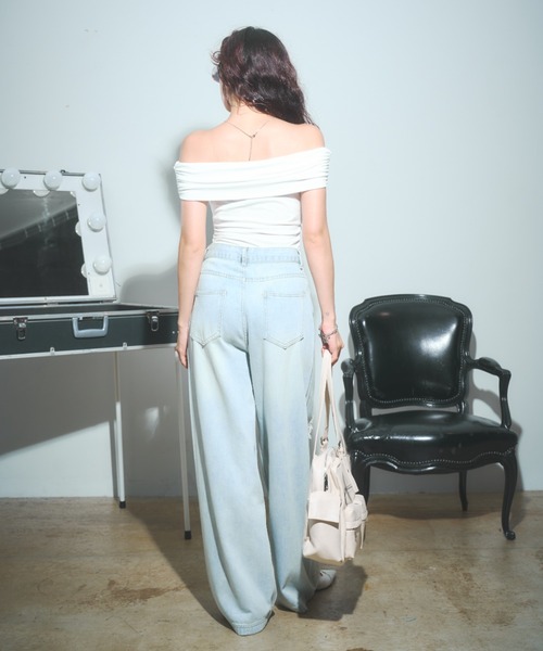 BLONDEY（ブロンディ）の「ラインストーンダメージレースデニムパンツ（デニムパンツ・レディース・ブルー・SMALL/MEDIUM）」の20枚目の写真