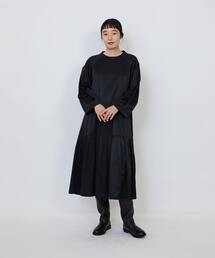 puff-sleeve shirt dress（シャツワンピース）｜suzuki takayuki