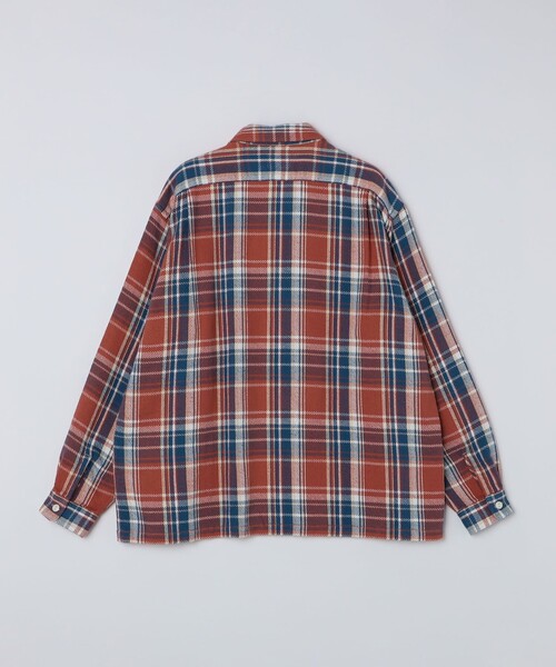 SHIPS（シップス）の「SHIPS: AUTHENTIC ウィークエンド チェック ネル シャツ（シャツ/ブラウス・メンズ・ナチュラル/レッド・SMALL/MEDIUM/LARGE/X-LARGE）」の8枚目の写真