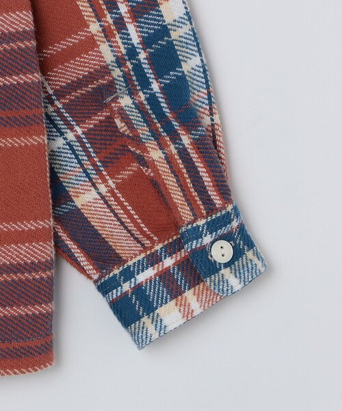 SHIPS（シップス）の「SHIPS: AUTHENTIC ウィークエンド チェック ネル シャツ（シャツ/ブラウス・メンズ・ナチュラル/レッド・SMALL/MEDIUM/LARGE/X-LARGE）」の11枚目の写真