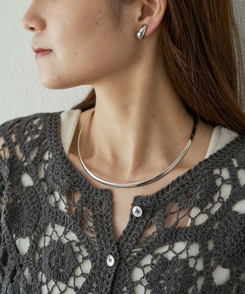 PUAL CE CIN(ピュアルセシン)の「メタルチョーカー(チョーカー・レディース・シルバー/ゴールド・FREE)」の1枚目の写真