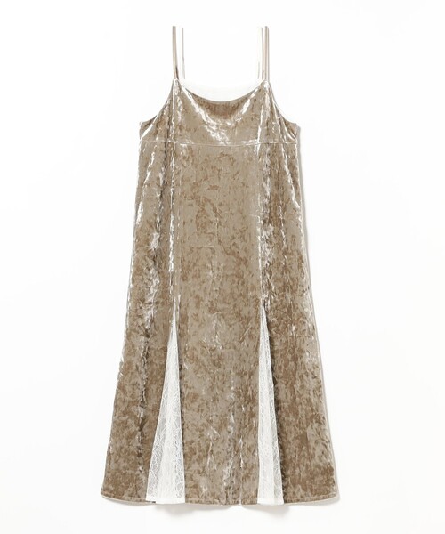 Ray BEAMS(レイビームス)の「ベロア レース レイヤー ワンピース(ワンピース・レディース・ブラック/ベージュ・1/0)」の19枚目の写真