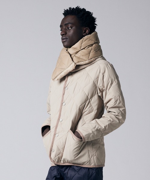 TAION（タイオン）】〈ユニセックス〉シティ パイピングフード ダウン