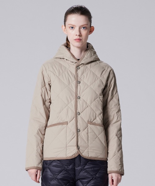 TAION（タイオン）シティ パイピングフード ダウンカーディガン シティ パイピングフード ダウンカーディガン – TAIONインナーダウン