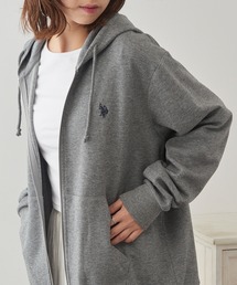   ユニセックスフリースジップパーカー XSサイズブラック ユニセックス）コットンジップアップパーカー | ファッション