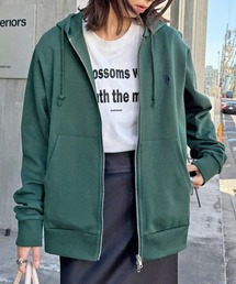 パーカー（グリーン・カーキ/緑色系・ジップアップ）ファッション通販