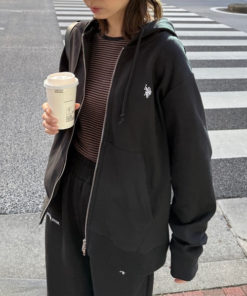 セール】【U.S. POLO ASSN.】ダブルフェイスロイヤルスウェット ダブル