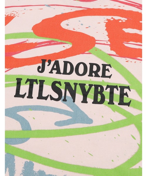 Little sunny bite(リトルサニーバイト)の「【RS】【Little Sunny Bite】Jadore LSB top(Tシャツ/カットソー・レディース・ブラック/ピンク/ブルー・MEDIUM/SMALL)」の11枚目の写真