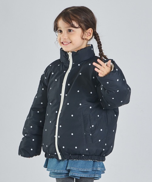 pairmanon（ペアマノン）の「【エアサーマル】ユニセックス リバーシブル 中わたジャケット（ブルゾン・キッズ・ブラック系その他2/ブラック系その他・100/110/120/130/140/150/90）」の16枚目の写真