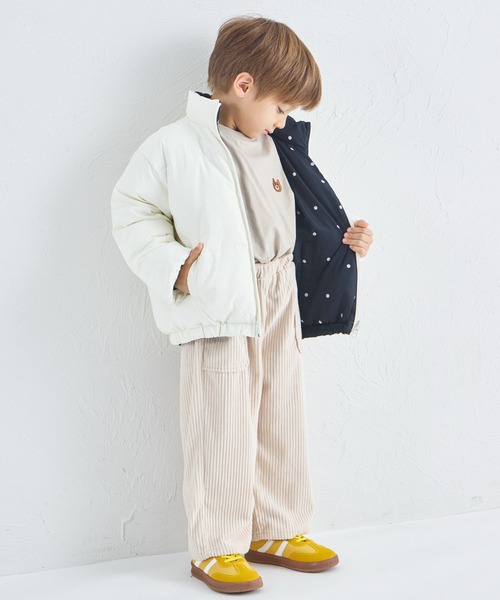 pairmanon（ペアマノン）の「【エアサーマル】ユニセックス リバーシブル 中わたジャケット（ブルゾン・キッズ・ブラック系その他2/ブラック系その他・100/110/120/130/140/150/90）」の15枚目の写真