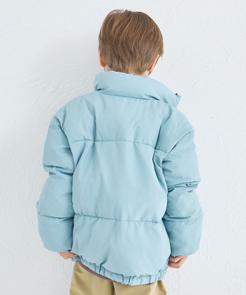 pairmanon（ペアマノン）の「【エアサーマル】ユニセックス リバーシブル 中わたジャケット（ブルゾン・キッズ・ブラック系その他2/ブラック系その他・100/110/120/130/140/150/90）」の4枚目の写真