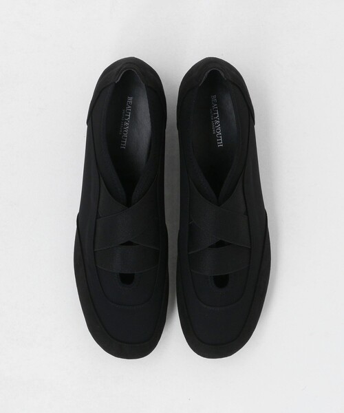 BEAUTY&YOUTH UNITED ARROWS（ビューティーアンドユースユナイテッドアローズ）の「コンビ エラスティック シューズ（スリッポン・レディース・ブラック・38/36/37）」の6枚目の写真