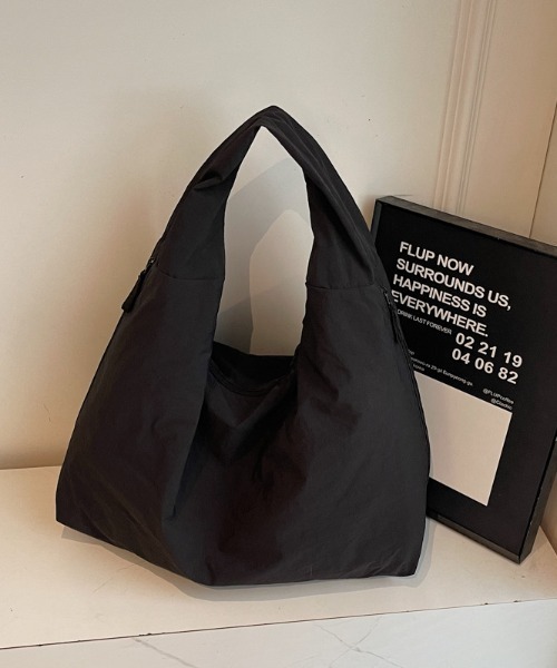SHIBUYA Zy.(シブヤジー)の「MOOD FOLD TOTEふんわりトートバッグ(ショルダーバッグ・メンズ・ライトピンク/カーキ/ブラック/ベージュ/ライトグレー・FREE)」の10枚目の写真