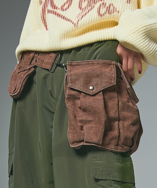 EYELET BELT 2WAY BAG（ボディバッグ/ウエストポーチ）｜X-girl