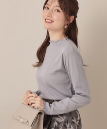 couture brooch | 【ほんのりシアー・きれいめ】サステナブル テレコインナートップス(Tシャツ/カットソー)