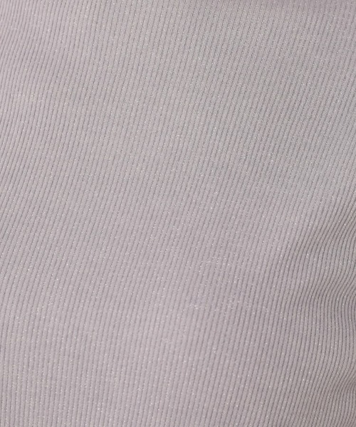 couture brooch(クチュールブローチ)の「【ほんのりシアー・きれいめ】サステナブル テレコインナートップス(Tシャツ/カットソー・レディース・ボルドー/アイボリー/サックスブルー/ブラック・42/38/40/36)」の11枚目の写真