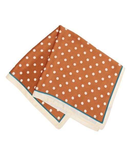 MIAN (ミアン)の「ポルカドットマルチスカーフ(バンダナ/スカーフ・レディース・ブラウン・FREE)」の9枚目の写真