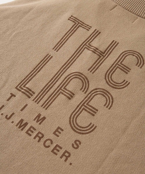 jj mercer（ジェイジェイマーサー）の「【J.J. Mercer】＜別注＞ロゴVネックプルオーバー（スウェット・レディース・チャコール/ベージュ・フリー）」の3枚目の写真