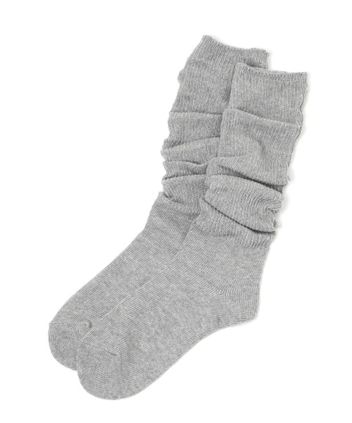 niko and...（ニコアンド）の「オリジナルラメロングルーズソックス（ソックス/靴下・レディース・ブラック/ブラウン/グレー・0）」の2枚目の写真