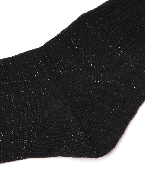 niko and...（ニコアンド）の「オリジナルラメロングルーズソックス（ソックス/靴下・レディース・ブラック/ブラウン/グレー・0）」の6枚目の写真