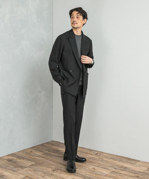 URBAN RESEARCH DOORS（アーバンリサーチドアーズ）の「LIFE STYLE TAILOR　ウールライクツイルコンフォータブル Wジャケット（その他アウター・メンズ・ブラウン系その他/グレー系その他/ネイビー・MEDIUM/SMALL/X-LARGE/LARGE）」の15枚目の写真