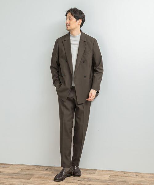 URBAN RESEARCH DOORS（アーバンリサーチドアーズ）の「LIFE STYLE TAILOR　ウールライクツイルコンフォータブル Wジャケット（その他アウター・メンズ・ブラウン系その他/グレー系その他/ネイビー・MEDIUM/SMALL/X-LARGE/LARGE）」の21枚目の写真