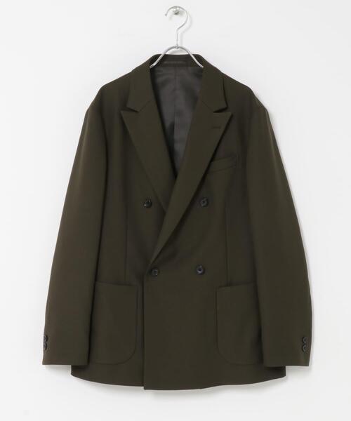 URBAN RESEARCH DOORS(アーバンリサーチドアーズ)の「LIFE STYLE TAILOR ウールライクツイルコンフォータブル Wジャケット(その他アウター・メンズ・ブラウン系その他/グレー系その他/ネイビー・MEDIUM/SMALL/X-LARGE/LARGE)」の7枚目の写真