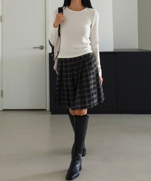 3.3 Field Trip (3.3フィールドトリップ)の「3.3 Field Trip/LIMBERロングスリーブ(Tシャツ/カットソー・レディース・ブルー/アイボリー/ブラック・FREE)」の4枚目の写真
