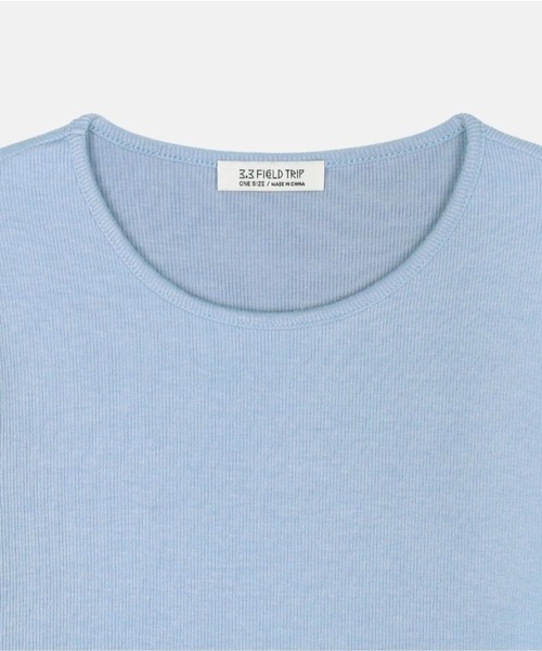 3.3 Field Trip (3.3フィールドトリップ)の「3.3 Field Trip/LIMBERロングスリーブ(Tシャツ/カットソー・レディース・ブルー/アイボリー/ブラック・FREE)」の16枚目の写真