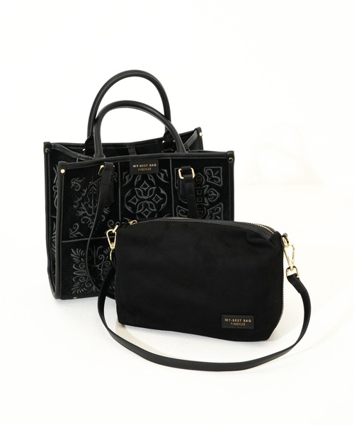 MY BEST BAG（マイベストバッグ）の「【MY BEST BAG/マイベストバッグ】 ATENA LISBONA EMBROIDERY HAND BAG M（ハンドバッグ・レディース・その他2/その他1・FREE）」の3枚目の写真