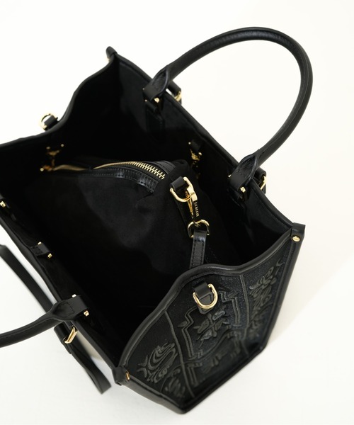 MY BEST BAG（マイベストバッグ）の「【MY BEST BAG/マイベストバッグ】 ATENA LISBONA EMBROIDERY HAND BAG M（ハンドバッグ・レディース・その他2/その他1・FREE）」の4枚目の写真