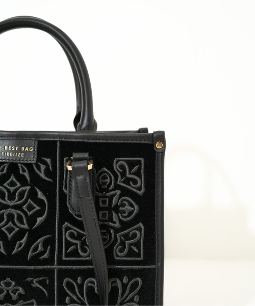 MY BEST BAG（マイベストバッグ）の「【MY BEST BAG/マイベストバッグ】 ATENA LISBONA EMBROIDERY HAND BAG M（ハンドバッグ・レディース・その他2/その他1・FREE）」の9枚目の写真
