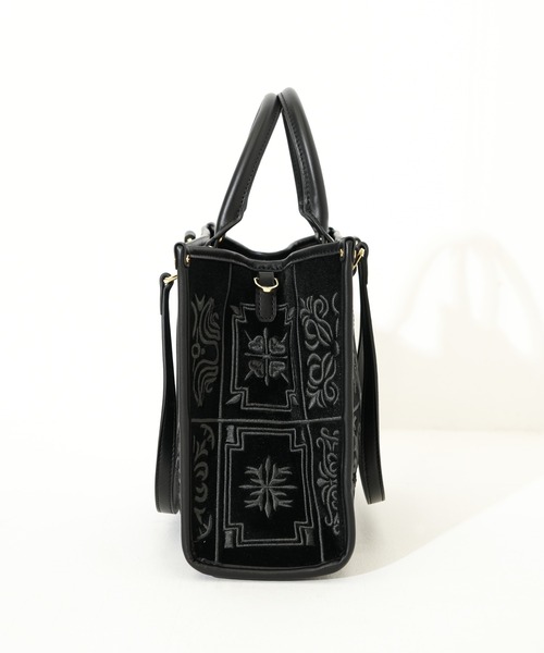 MY BEST BAG（マイベストバッグ）の「【MY BEST BAG/マイベストバッグ】 ATENA LISBONA EMBROIDERY HAND BAG M（ハンドバッグ・レディース・その他2/その他1・FREE）」の10枚目の写真