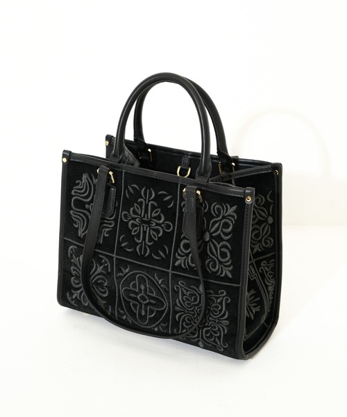 MY BEST BAG（マイベストバッグ）の「【MY BEST BAG/マイベストバッグ】 ATENA LISBONA EMBROIDERY HAND BAG M（ハンドバッグ・レディース・その他2/その他1・FREE）」の11枚目の写真