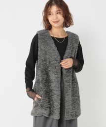 studio CLIP | Vネックボアベスト(ベスト)