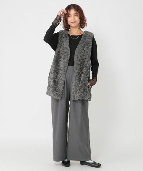 Filmelange Vネックボアベスト ユニセックス Filmelange Vネックボアベスト Vネックボアベスト（ベスト）｜studio