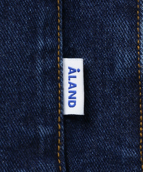 ALAND（エーランド）の「【UNISEX】ALAND／デニムカバーオール（デニムジャケット・レディース・ブルー/ブラック・SMALL/LARGE）」の10枚目の写真