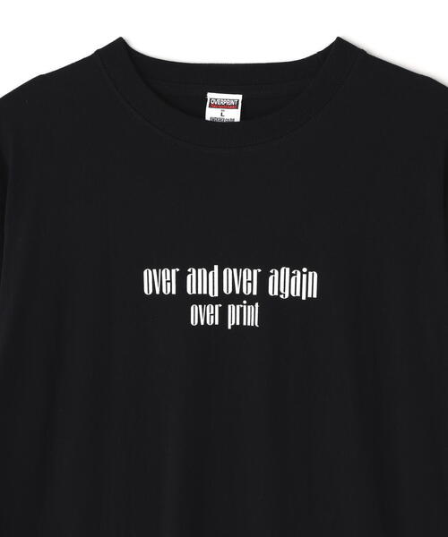 over print（オーバープリント）の「overprint/オーバープリント/ARCHIVE LS TEE（Tシャツ/カットソー・レディース・ブラック・L/M）」の3枚目の写真