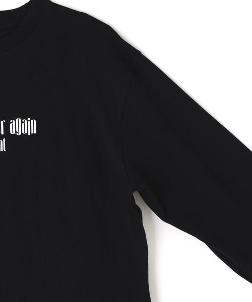 over print（オーバープリント）の「overprint/オーバープリント/ARCHIVE LS TEE（Tシャツ/カットソー・レディース・ブラック・L/M）」の4枚目の写真