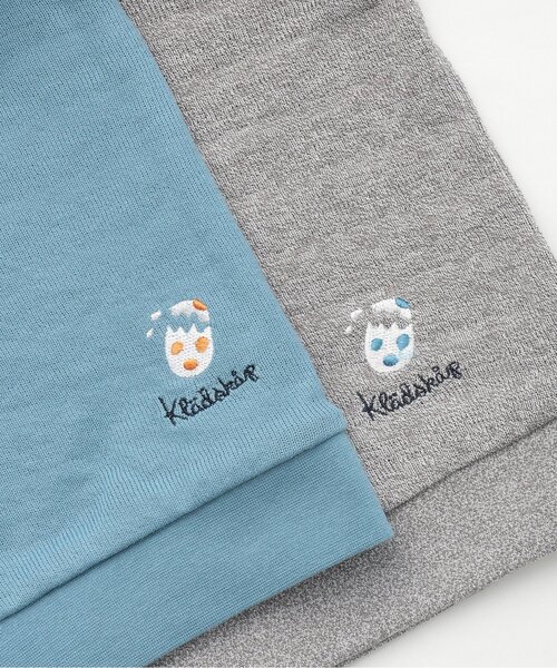 kladskap（クレードスコープ）の「【人気商品再入荷】【直営店で取り扱い無し】恐竜刺しゅう袖ライン接結長袖Tシャツ（Tシャツ/カットソー・キッズ・グレー/ブルー系その他2・90cm/100cm/110cm/120cm/130cm）」の8枚目の写真