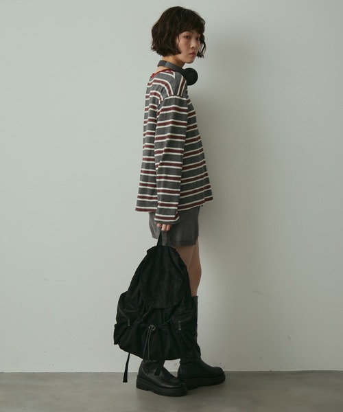 full/fill.(フルフィル)の「fake suede backpack / フェイクスウェードバックパック(バックパック/リュック・レディース・ブラック/ブラウン・FREE)」の8枚目の写真