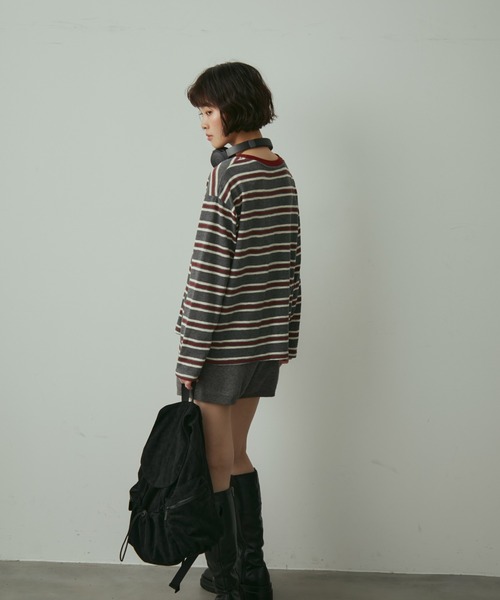 full/fill.(フルフィル)の「fake suede backpack / フェイクスウェードバックパック(バックパック/リュック・レディース・ブラック/ブラウン・FREE)」の13枚目の写真