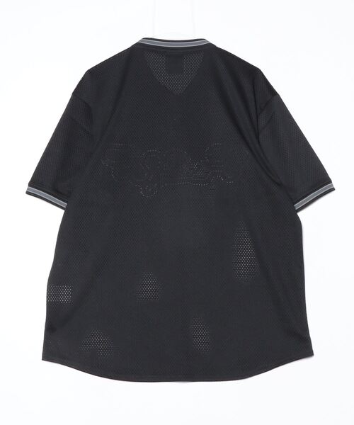 HUF(ハフ)の「【C-HUF】【HUF/ハフ】HALFTIME HENLEY S/S JERSEY KN00483(Tシャツ/カットソー・メンズ・ブラック・LARGE/XX-LARGE)」の8枚目の写真