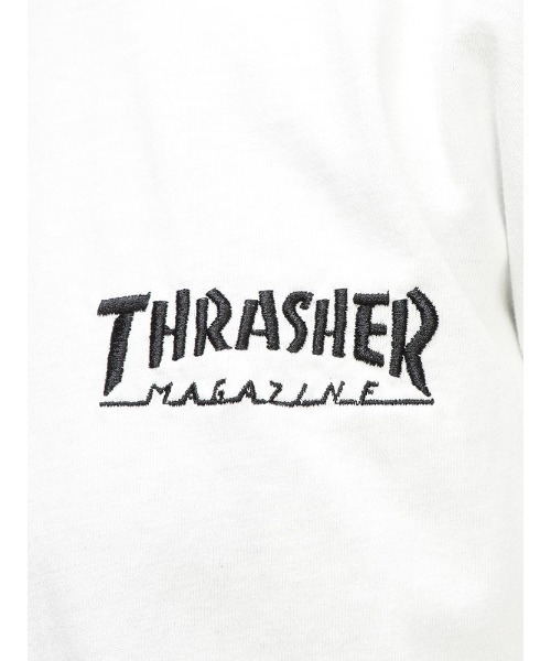 THRASHER(スラッシャー)の「THRASHER ワンポイントロゴ 長袖 Tシャツ(Tシャツ/カットソー・メンズ・ブラック/パープル/ホワイト・LL/M/L)」の7枚目の写真