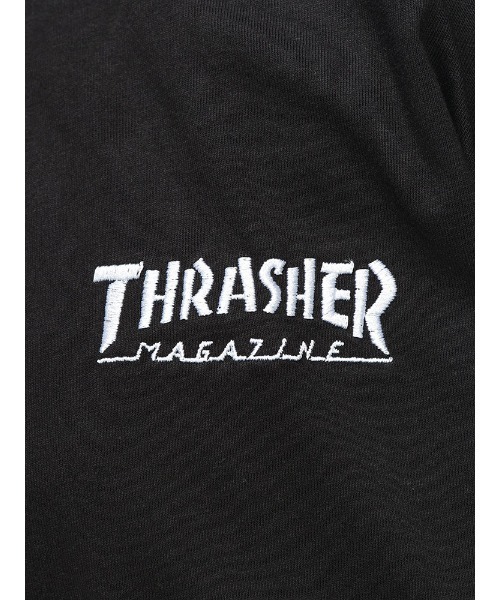 THRASHER(スラッシャー)の「THRASHER ワンポイントロゴ 長袖 Tシャツ(Tシャツ/カットソー・メンズ・ブラック/パープル/ホワイト・LL/M/L)」の8枚目の写真