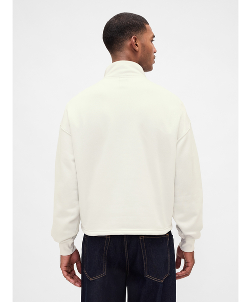 GAP(ギャップ)の「ヴィンテージソフト GAPロゴ ハーフジップ プルオーバー(スウェット・メンズ・カモフラージュ/アイボリー/ブラック・XS/S/M/L/XL)」の5枚目の写真
