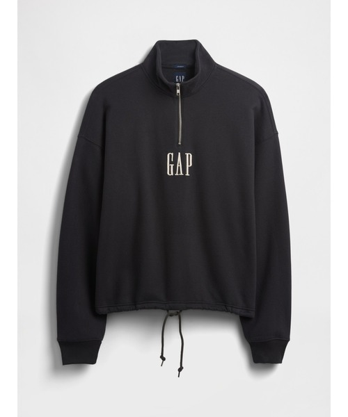 セール】ヴィンテージソフト GAPロゴ ハーフジップ プルオーバー
