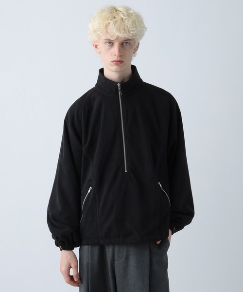 HARE（ハレ）の「スウェードキリカエフリース(HARE)（スウェット・メンズ・ブラック/ネイビー・FREE）」の2枚目の写真