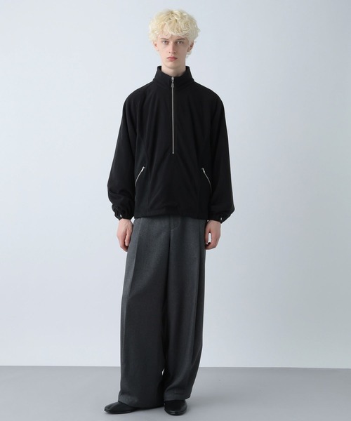 HARE（ハレ）の「スウェードキリカエフリース(HARE)（スウェット・メンズ・ブラック/ネイビー・FREE）」の3枚目の写真