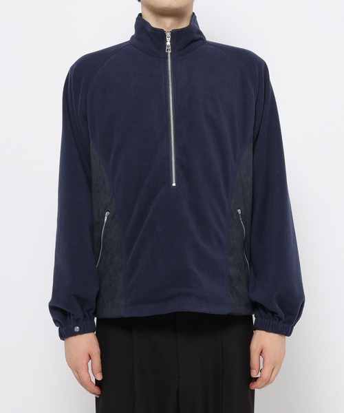 HARE（ハレ）の「スウェードキリカエフリース(HARE)（スウェット・メンズ・ブラック/ネイビー・FREE）」の10枚目の写真